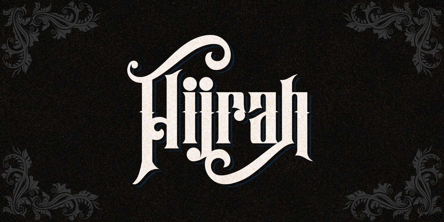 Ejemplo de fuente Hijrah